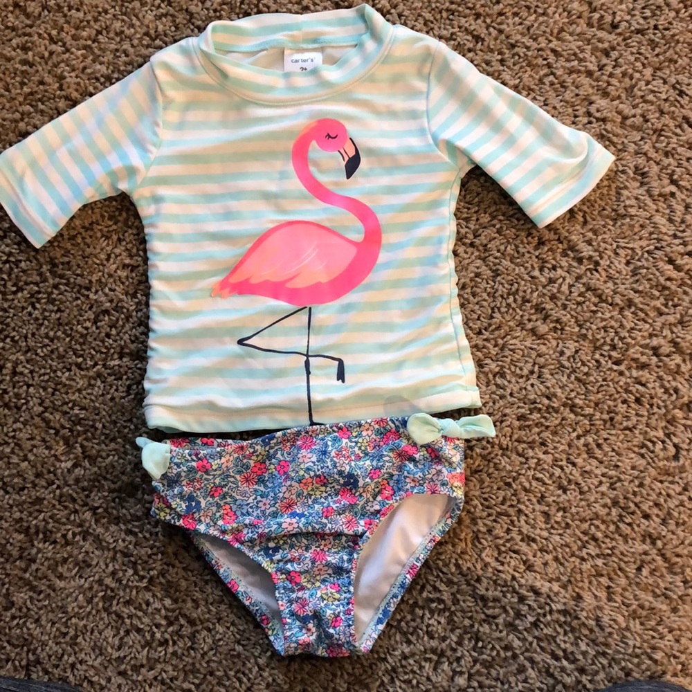 Swim top and bottoms